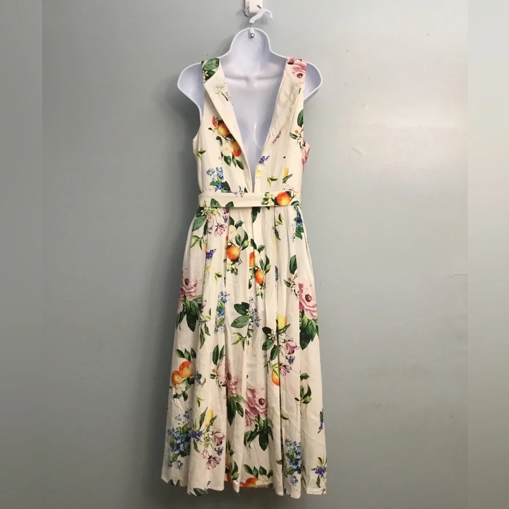 CALYPSO Elegant White Dress - Picture 8 of 15